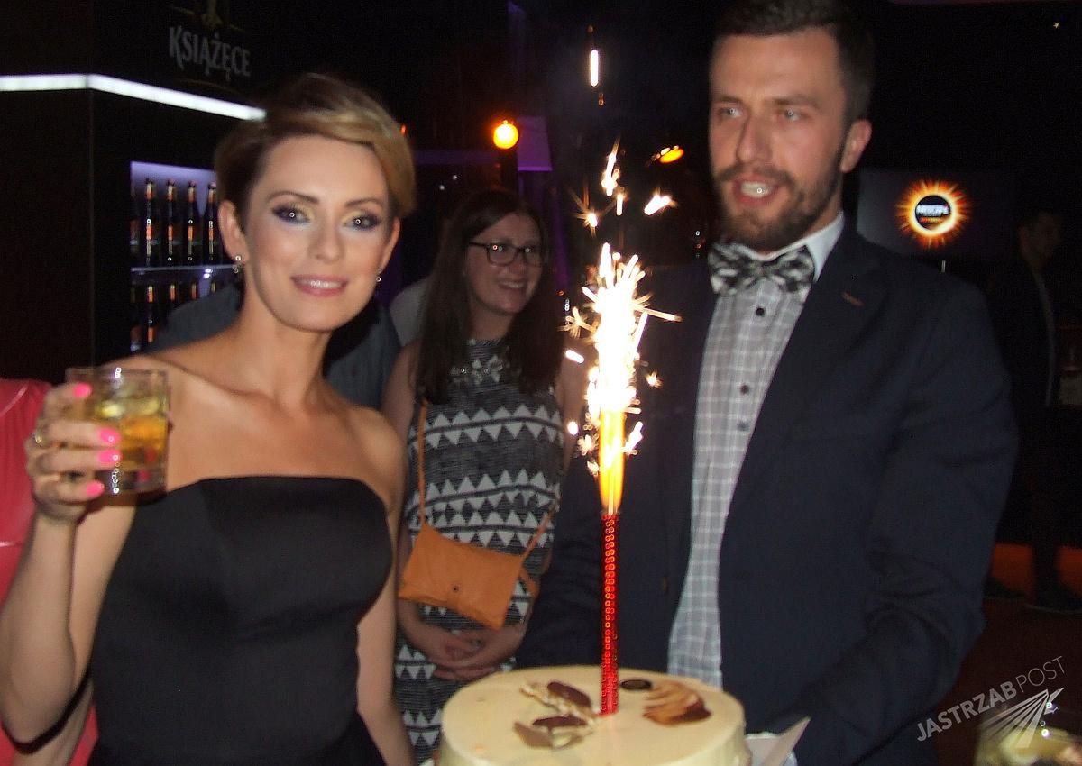 Na urodzinowym przyjęciu Doroty Gardias nie mogło zabraknąć jej asystenta, Patryka Wolskiego