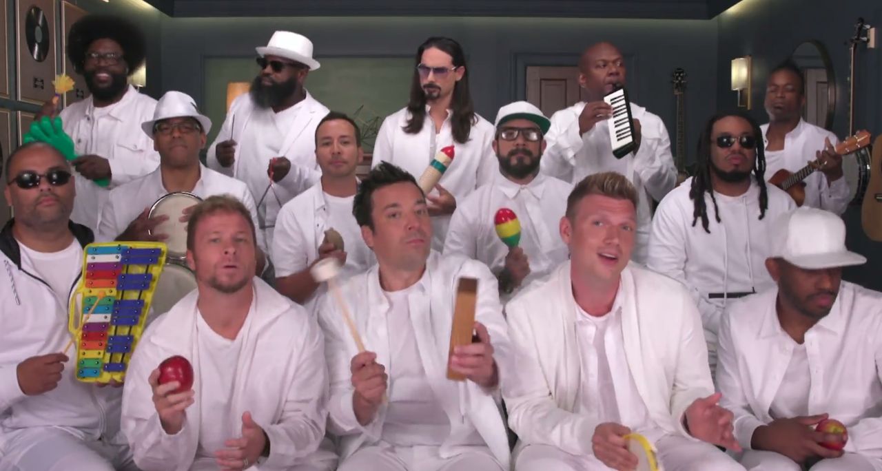 Backstreet Boys śpiewają stary hit. Jimmy Fallon zaprosił ich do wspólnego zagrania kultowego hitu