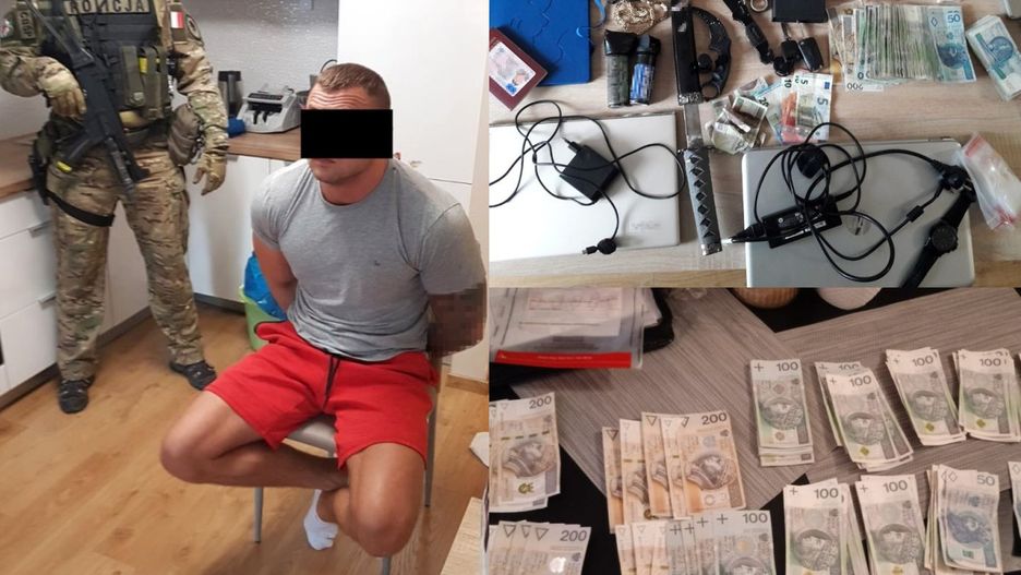 Michał M. ps. "Michalina" to jeden z hersztów bandy handlującej dopalaczami we Wrocławiu