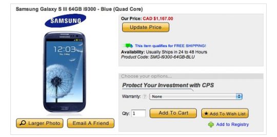 64-gigabajtowy Galaxy S III. Nie chcesz wiedzieć, ile kosztuje