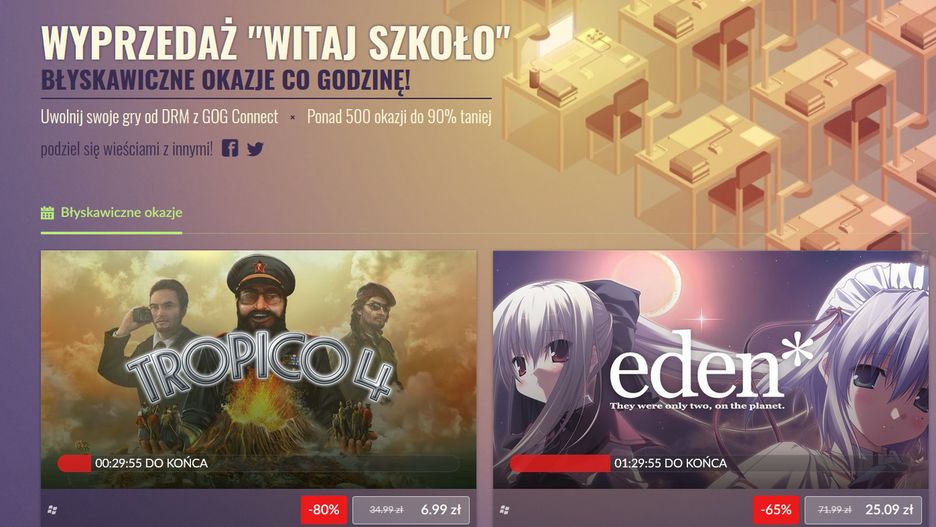 Gog.com - wielka wyprzedaż