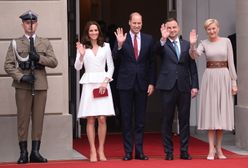 Para prezydencka powitała księżną Kate i księcia Williamia