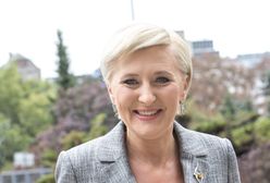 Agata Duda na premierze filmu "Chce mi się żyć"