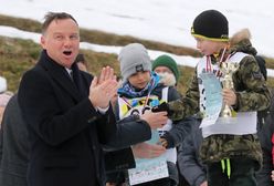 Andrzej Duda odnalazł się w... górach