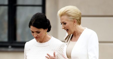 Agata Duda z Dianą Nausediene. Polska pierwsza dama zbiera same komplementy
