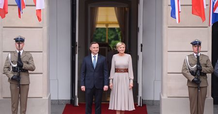 Para książęca w Pałacu Prezydenckim