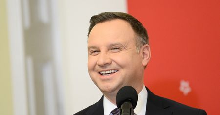 Męski wieczór Andrzeja Dudy. Nie odmówił zimnego piwa