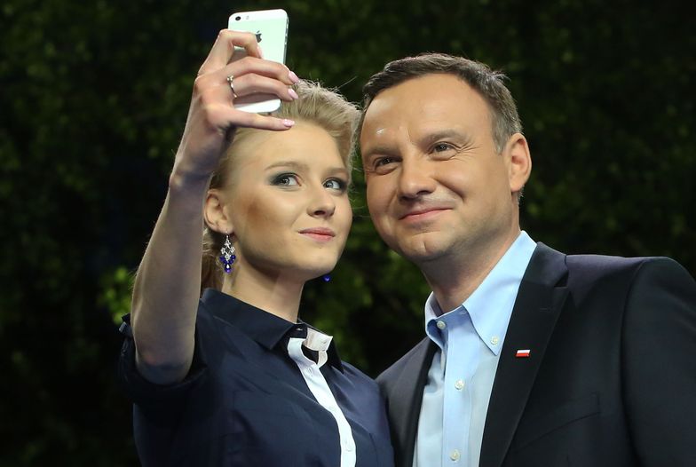 Kinga Duda z tatą