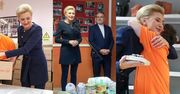 Zaangażowana Agata Duda pomaga wolontariuszom w przygotowaniu paczek dla potrzebujących (FOTO)