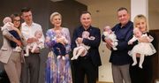 Andrzej Duda z żoną odwiedzili sześcioraczki