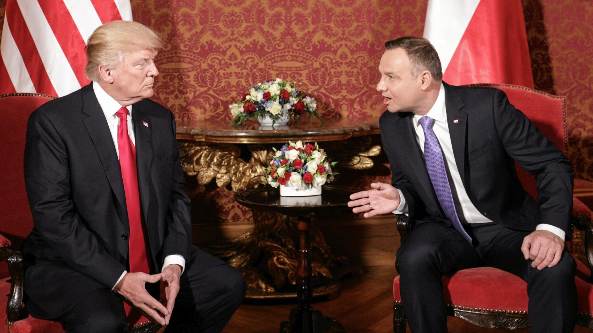 Prezydenci Donald Trump i Andrzej Duda