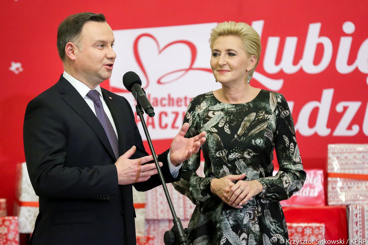 "Szlachetna Paczka" w Pałacu Prezydenckim. Agata Duda zadała szyku