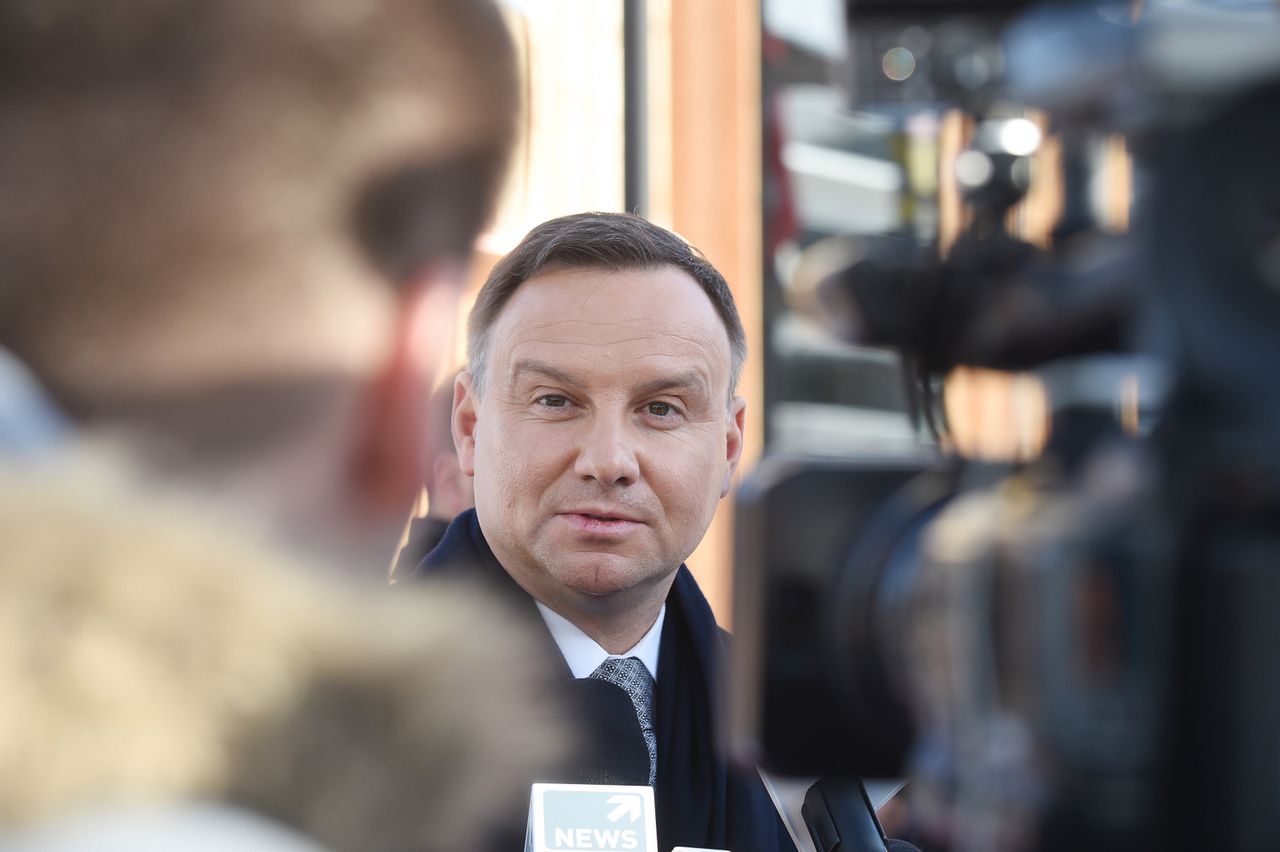 Prezydent Duda dostał pytanie o Lecha Wałęsę, po chwili odpowiedział. "Nie potrafi się przyznać do niechlubnych zdarzeń"