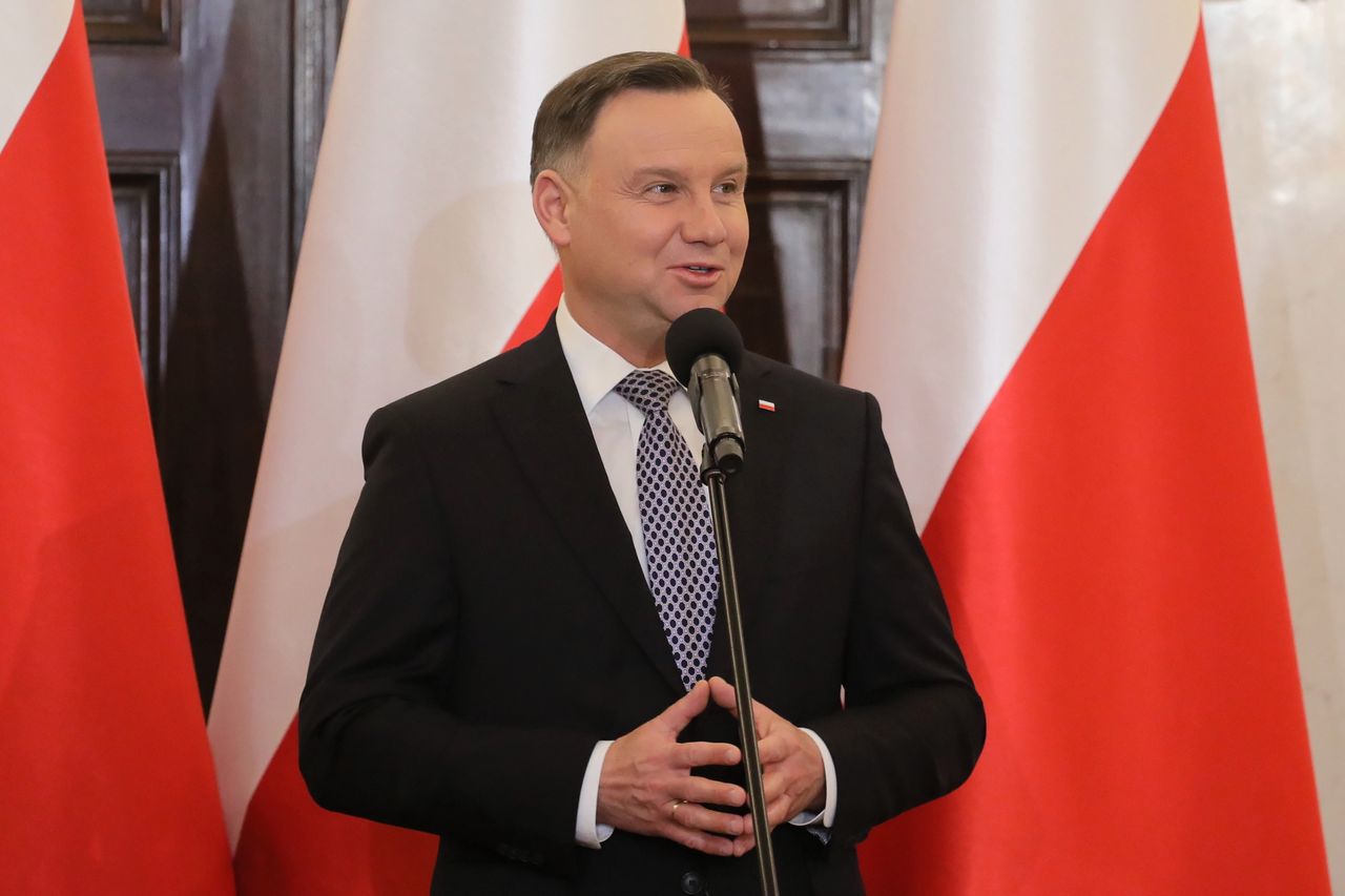 Nowi sędziowie Trybunału Konstytucyjnego. Andrzej Duda przyjął ślubowanie