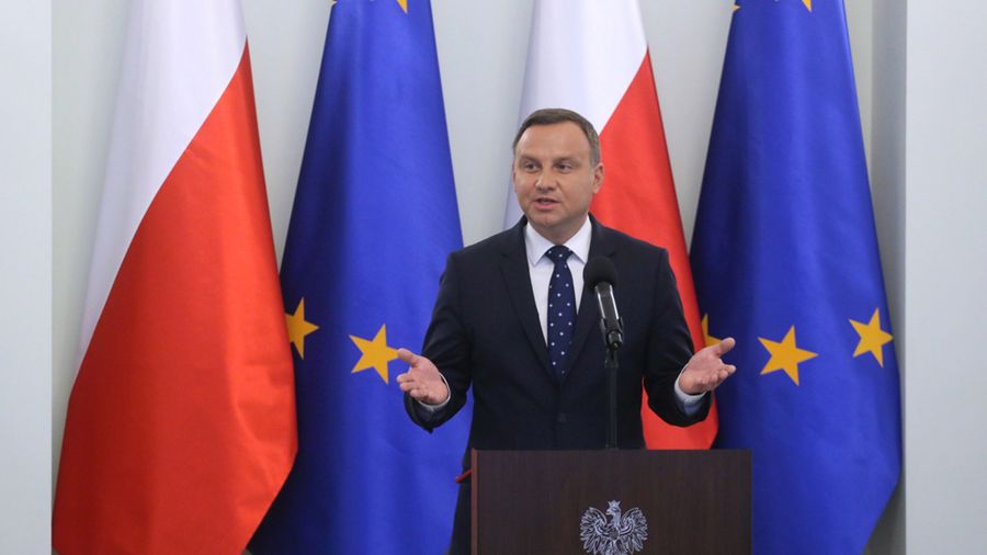 Prezydent spotkał się z ambasadorami w Pałacu Prezydenckim 