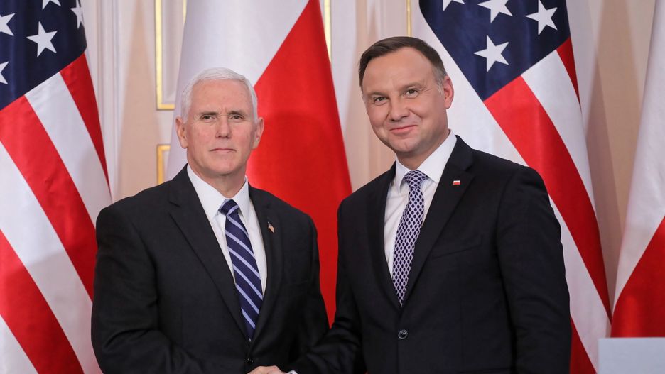 Andrzej Duda spotkał się z wiceprezydentem USA Mikiem Pencem