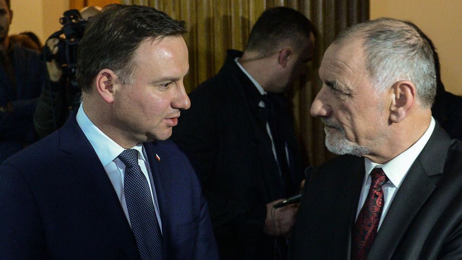 Prezydent Andrzej Duda i prof. Jan Duda