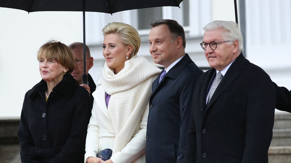Agata i Andrzej Dudowie w Berlinie