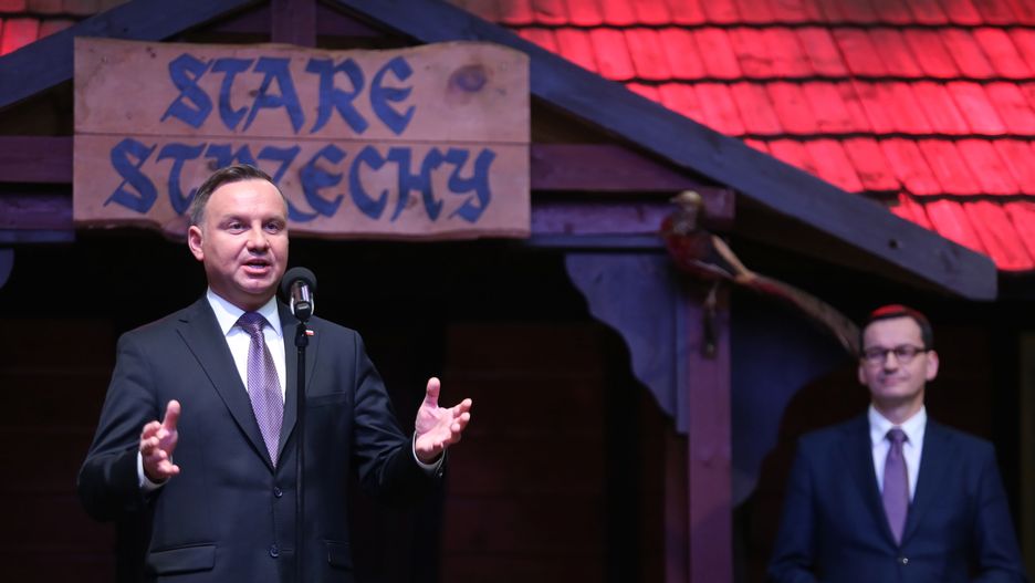 Andrzej Duda przemawiał w katowickim Spodku