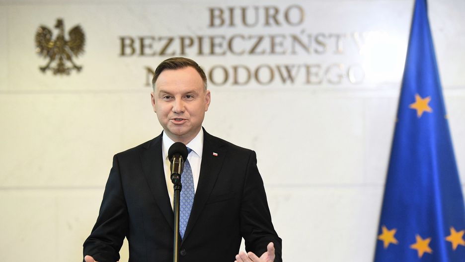 Koronawirus z Chin. Briefing prasowy prezydenta Andrzeja Dudy 