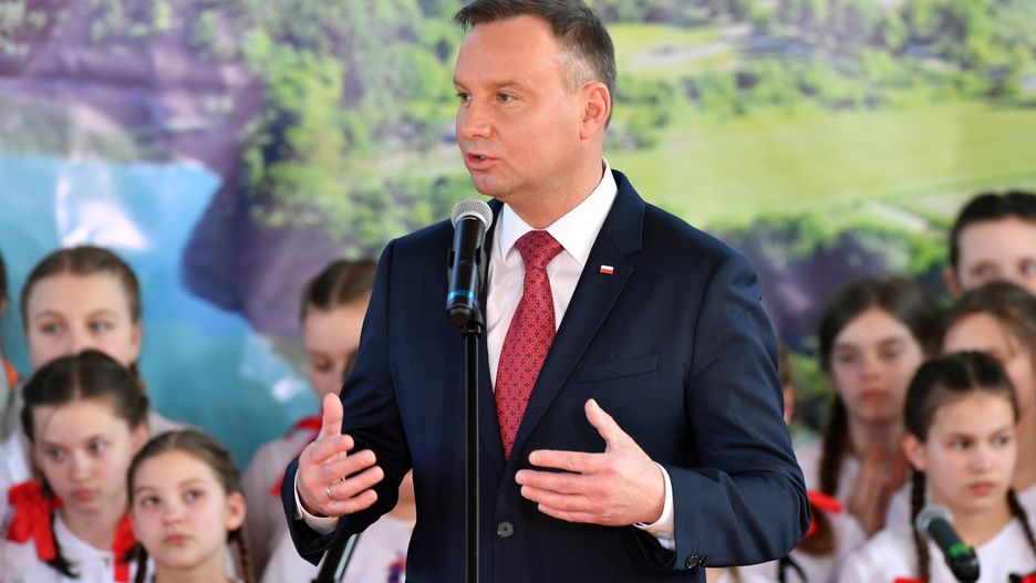 Prezydent Andrzej Duda chłodno potraktował prezydenta Rosji