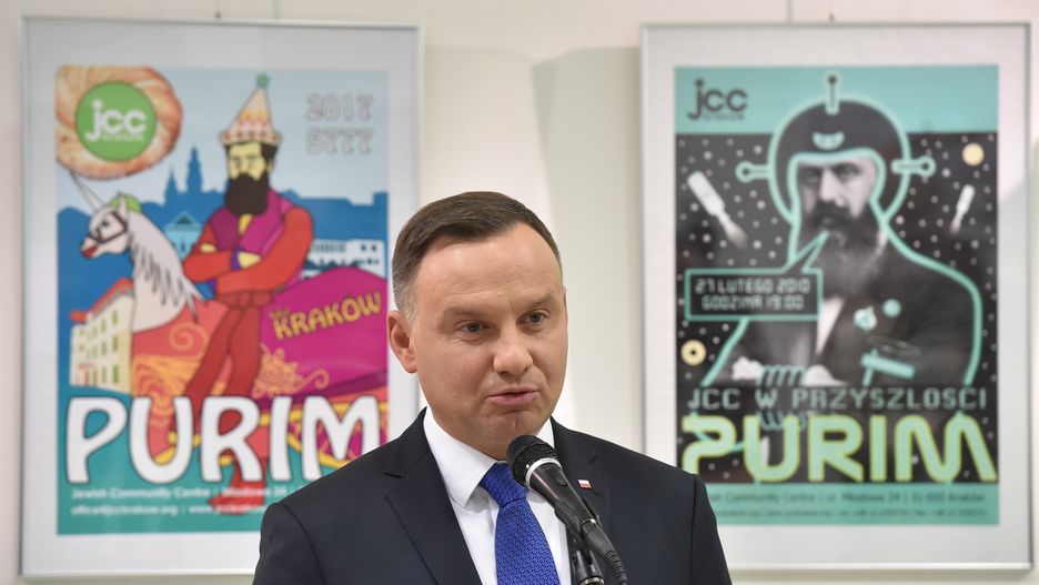 Prezydent zareagował "spokojnie" na kolizję