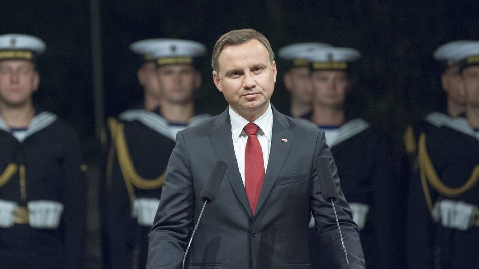 Prezydent Andrzej Duda na Westerplatte (zdj. arch.)