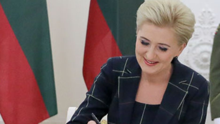 Agata Kornhauser-Duda na Litwie