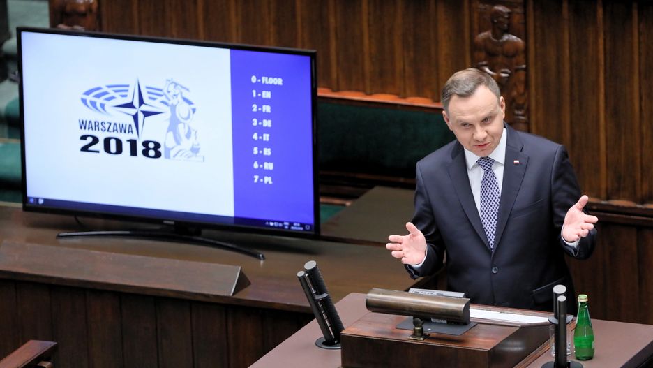 Andrzej Duda mówił w Sejmie m.in. o Rosji