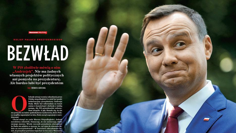 Prezydent Andrzej Duda, fragment tekstu w "Newsweeku"