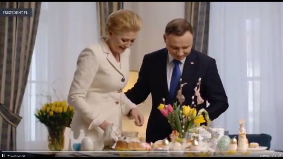 Andrzej Duda i Agata Kornhauser-Duda pozdrowili Polaków za granicą