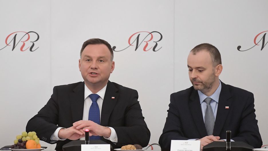 Prezydent Andrzej Duda i Paweł Mucha