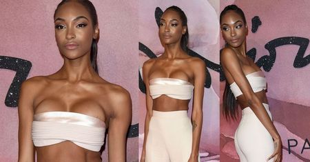 Jourdan Dunn pochwaliła się płaskim brzuchem. Udana stylizacja?