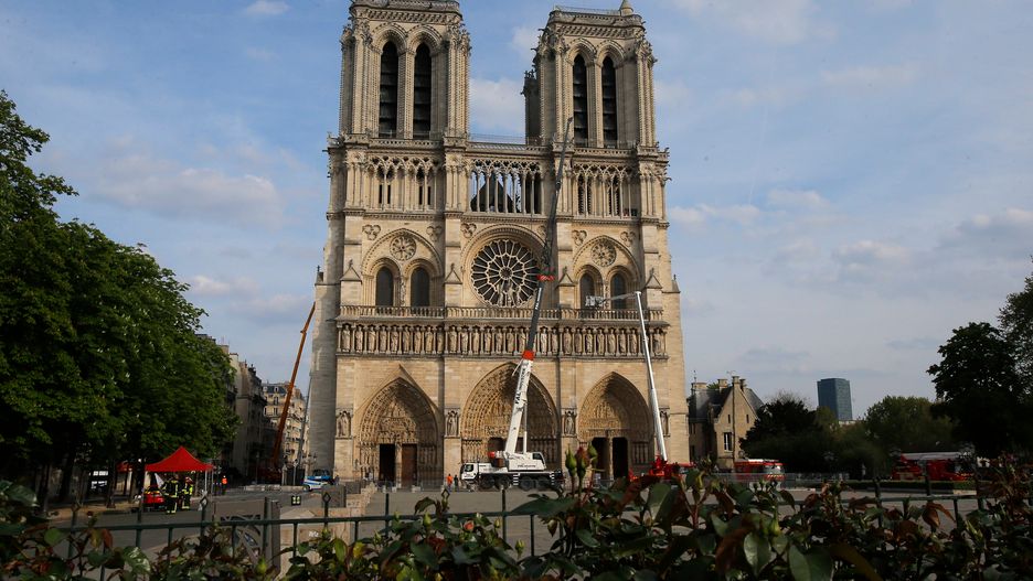Katedra Notre Dame cztery dni po pożarze