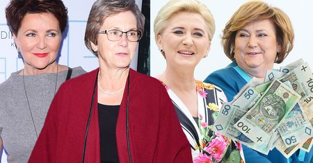 Pierwsze damy mają powody do radości. Ich emerytury poszybowały w górę. Najwięcej dostała Jolanta Kwaśniewska