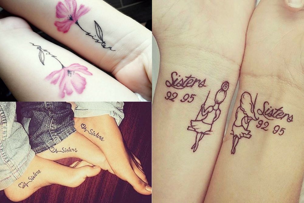Matching tattoos dla sióstr 