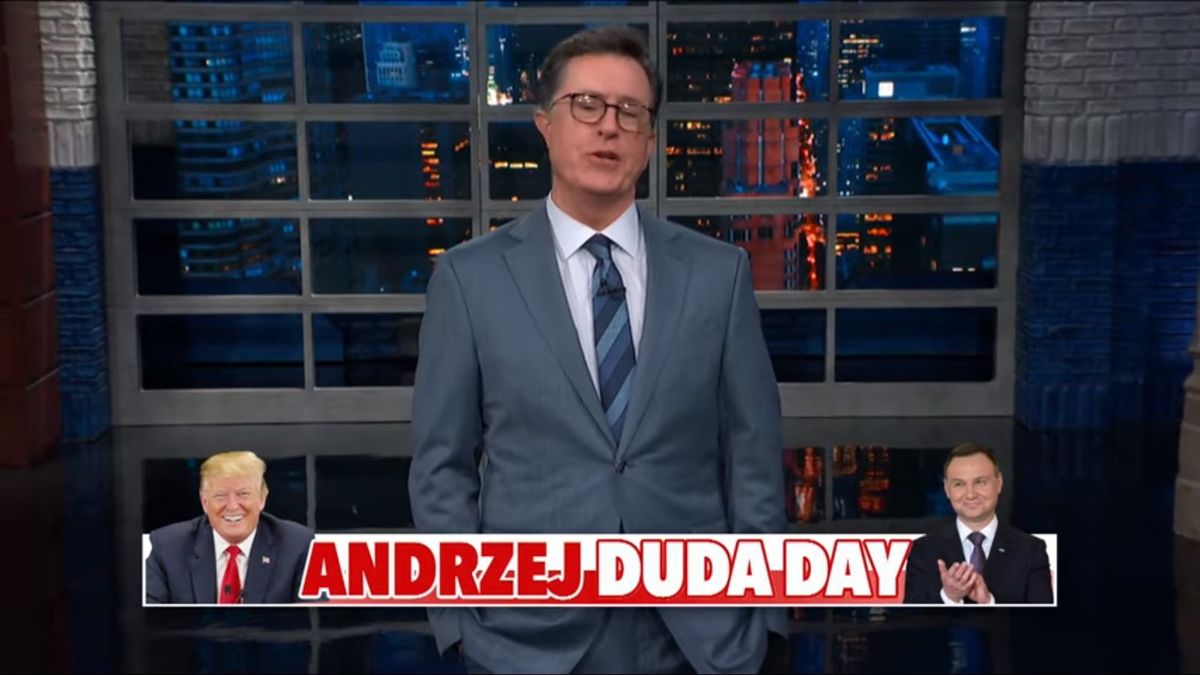 "Dzień Andrzeja Dudy" w amerykańskim talk-show