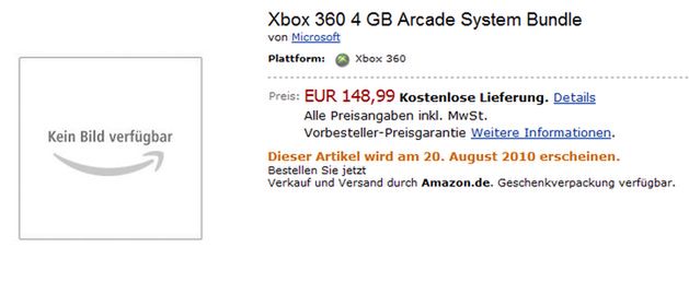 Nowy Xbox 360 Arcade w sierpniu