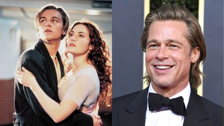 Złote Globy 2020. Brad Pitt uratowałby Leonardo DiCaprio w "Titanicu". "Podzieliłbym się z tobą miejscem na tratwie"