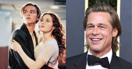 Złote Globy 2020. Brad Pitt uratowałby Leonardo DiCaprio w "Titanicu". "Podzieliłbym się z tobą miejscem na tratwie"