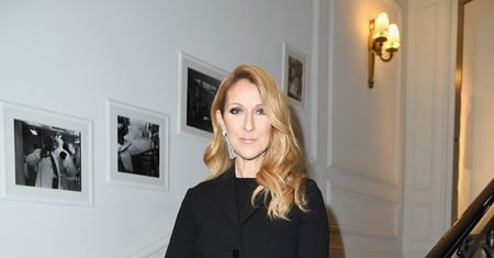 Celine Dion na pokazie Diora