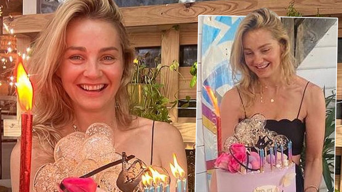 Małgorzata Socha świętuje 9. urodziny córki. Tort jest piękny, ale fryzura solenizantki to dopiero cudo