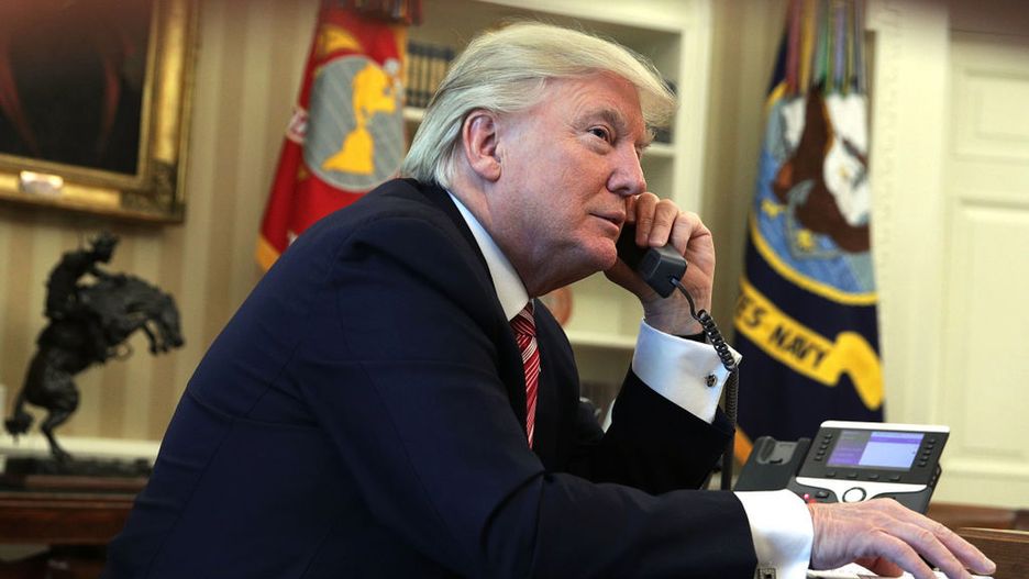 Donald Trump rozmawiał z dziećmi przez telefon