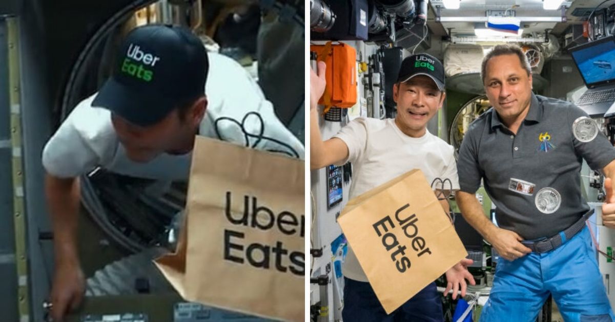 Uber Eats w kosmosie! Co zamówili astronauci? Ile czasu trwała dostawa jedzenia?