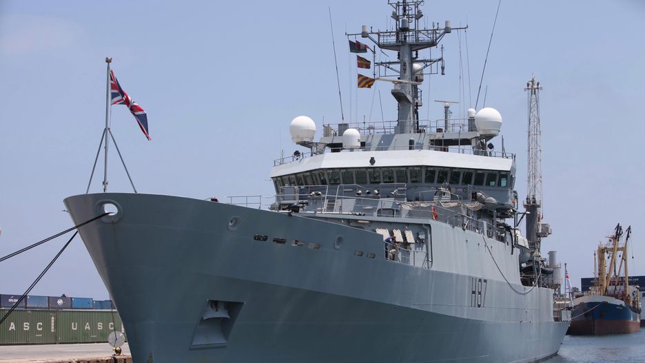 Zdaniem komentatorów wysłanie fregaty może być reakcją Rosji na obecność w Odessie brytyjskiego "wywiadowcy" HMS Echo (na zdjęciu)