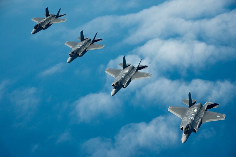 Polska zamierza kupić 32 maszyny piątej generacji - na zdjęciu amerykańskiego F-35