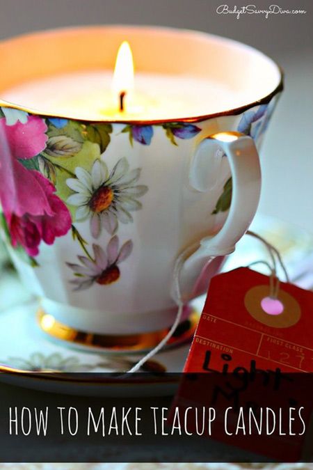 Teacup Candle