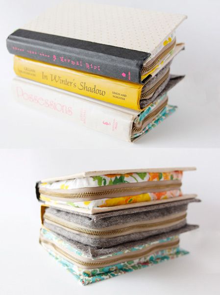 DIY Zipper Book Clutch