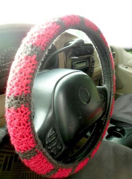 Steering Wheel Crochet Cover