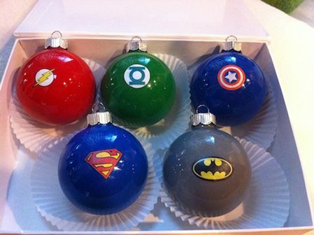 Superhero Christmas Balls